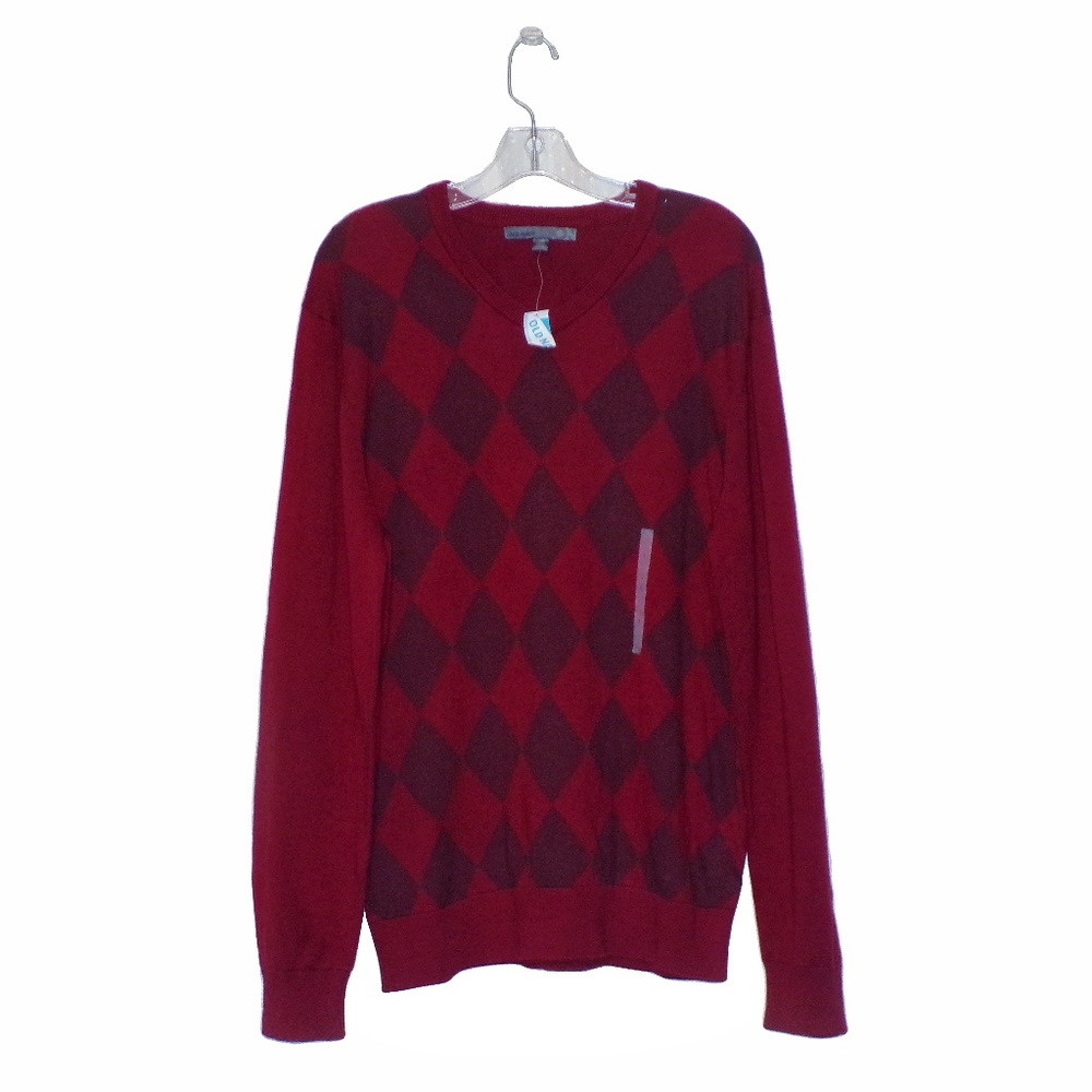 NWT Old Navy Men's Argyle Pullover Sweater